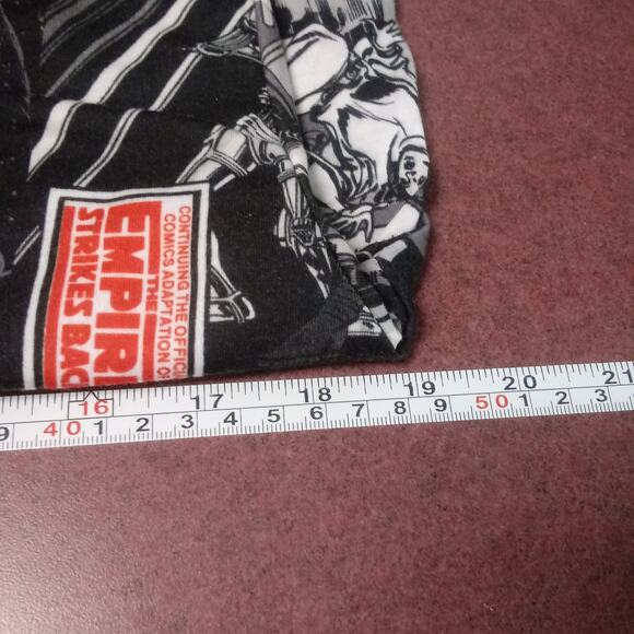 Star Wars Mens Med Comic Book All Over Graphic Tee Fifth Sun  Black White Red - Picture 5 of 7